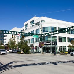 Ticor Title - The view of the Ticor office from the corner of Colby and Hewitt