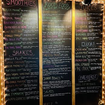 Roots Cafe - Menu - Vegan Near Me - Closter, New Jersey