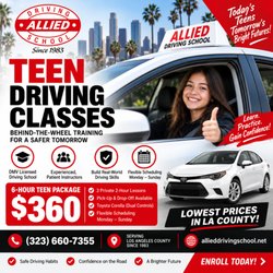 Allied Driving and Traffic School - TEEN Driving Classes Los Angeles County