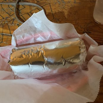 The Cosmic Cantina - This is how big a regular sized chicken burrito is - Mexican Near Me - Durham, North Carolina The Cosmic Cantina - This is how big a regular sized chicken burrito is - Mexican Near Me - Durham, North Carolina