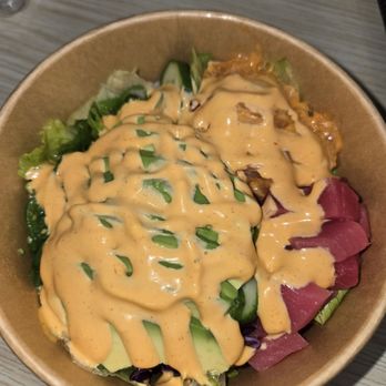 Teriyaki Flame - Poke bowl  Spicy mayo was good! - Japanese Near Me - Douglasville, Georgia