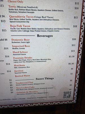 Menu photo 1 Sabroso Reno, NV Menu photo 1 Sabroso Reno, NV
