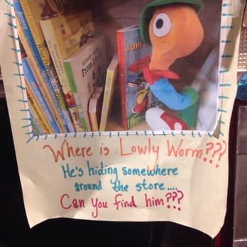 Green Bean Books - Green Bean Books' "Find Lowly Worm" Game. - Bookstores Near Me - Portland, Oregon Green Bean Books - Green Bean Books' "Find Lowly Worm" Game. - Bookstores Near Me - Portland, Oregon