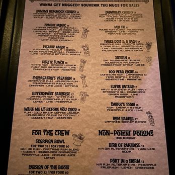 Broken Compass Tiki - Menu - New American Near Me - Burbank, California Broken Compass Tiki - Menu - New American Near Me - Burbank, California