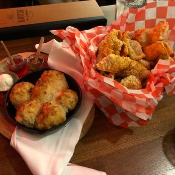 Batch Local Kitchen - Pork rinds and biscuits - Cocktail Bars Near Me - West Palm Beach, Florida Batch Local Kitchen - Pork rinds and biscuits - Cocktail Bars Near Me - West Palm Beach, Florida