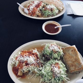 Flautas and Sopes - two plates of food - Mexican Near Me - El Centro, California Flautas and Sopes - two plates of food - Mexican Near Me - El Centro, California