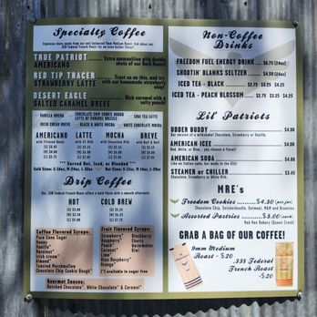 Americano Ammunition Coffee - Menu - Coffee & Tea Near Me - Queen Creek, Arizona Americano Ammunition Coffee - Menu - Coffee & Tea Near Me - Queen Creek, Arizona