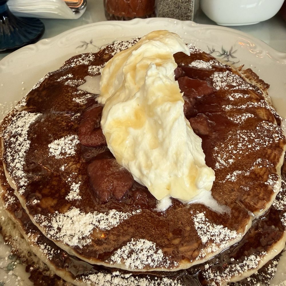 Lady Byrd Cafe - Lemon Poppy Seed Pancakes - New American Near Me - Los Angeles, California Lady Byrd Cafe - Lemon Poppy Seed Pancakes - New American Near Me - Los Angeles, California