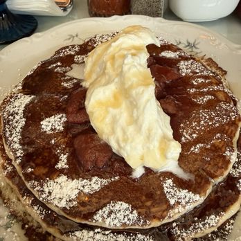 Lady Byrd Cafe - Lemon Poppy Seed Pancakes - New American Near Me - Los Angeles, California Lady Byrd Cafe - Lemon Poppy Seed Pancakes - New American Near Me - Los Angeles, California