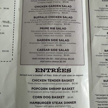 Blue 53 - Menu - Sports Bars Near Me - Palmyra, Virginia