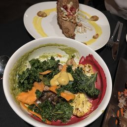 Mushroom Kichidi and catfish