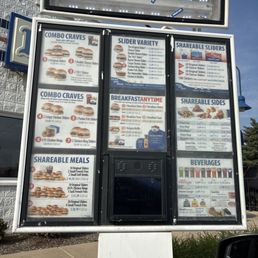 Menu at the drive thru  Got told 15 mins wait.