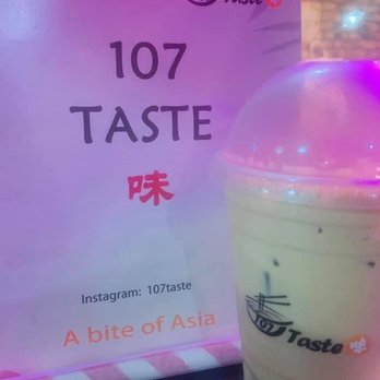 107 Taste - Milk Tea with lychee jelly - Asian Fusion Near Me - Miami, Florida