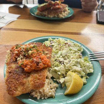 Maui Fish House - Mahi mahi local style brown rice and cold slaw - Seafood Near Me - Scottsdale, Arizona Maui Fish House - Mahi mahi local style brown rice and cold slaw - Seafood Near Me - Scottsdale, Arizona