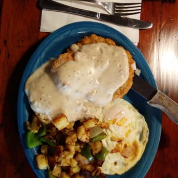 Putah Creek Cafe - Chicken fried Steak ($10) - Breakfast & Brunch Near Me - Winters, California Putah Creek Cafe - Chicken fried Steak ($10) - Breakfast & Brunch Near Me - Winters, California