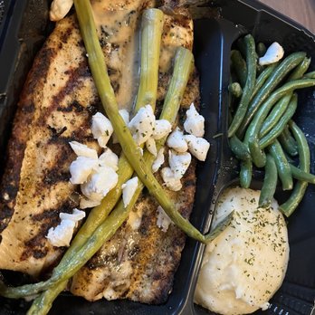 Bonefish Grill - Rainbow trout. Looks far, far better than it tasted. - Seafood Near Me - Willow Grove, Pennsylvania