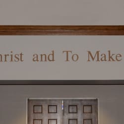 Collierville United Methodist Church - Church MIssion in the Narthex of the Poplar Sanctuary