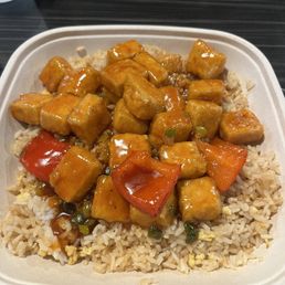 Orange tofu Orange tofu