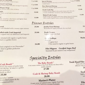Jerry's Seafood - Menu: Dinner Entrees, Specialty Entrees - Seafood Near Me - Bowie, Maryland Jerry's Seafood - Menu: Dinner Entrees, Specialty Entrees - Seafood Near Me - Bowie, Maryland