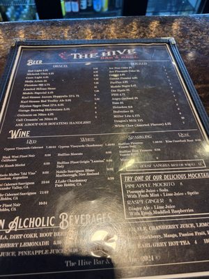 Menu photo 1 The Hive Bar & Grill Wildomar, CA