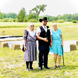 CRF Event Center - Me, grandma Darilyn and grandma Mary, both sides of the family