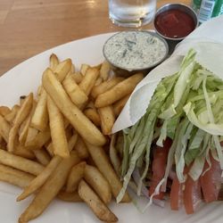 Chicken Gyro with French Fries