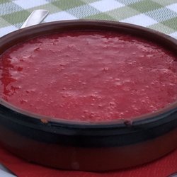Pizzeria Italia Antica - Panna Cotta mit Erdbeerpüree