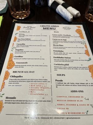 Menu photo 1 Cielito Lindo Vancouver, BC