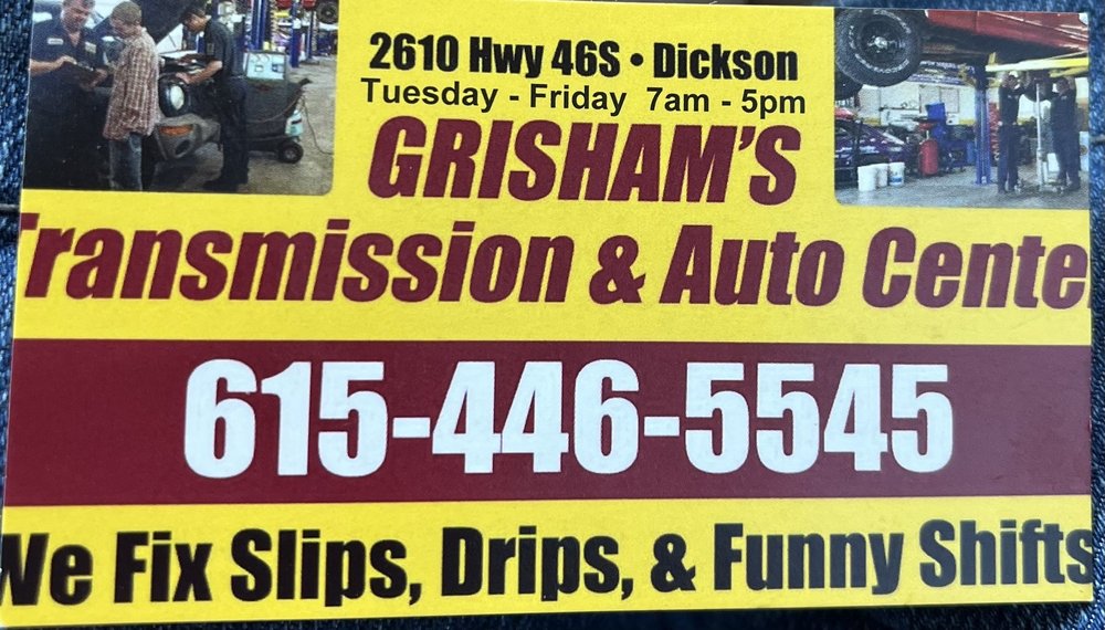 GRISHAM’S TRANSMISSION CENTER Updated May 2024 15 Photos & 11