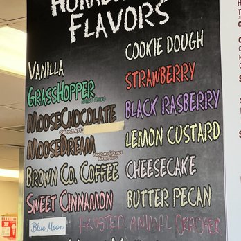 The Chocolate Moose - Mmm!!! Not shown, five vegan flavors. - Ice Cream & Frozen Yogurt Near Me - Nashville, Indiana The Chocolate Moose - Mmm!!! Not shown, five vegan flavors. - Ice Cream & Frozen Yogurt Near Me - Nashville, Indiana