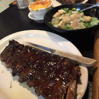 The Great Divide - Full rack of ribs split, Cesar salad, potatoes au gratin - American Near Me - Indianapolis, Indiana The Great Divide - Full rack of ribs split, Cesar salad, potatoes au gratin - American Near Me - Indianapolis, Indiana