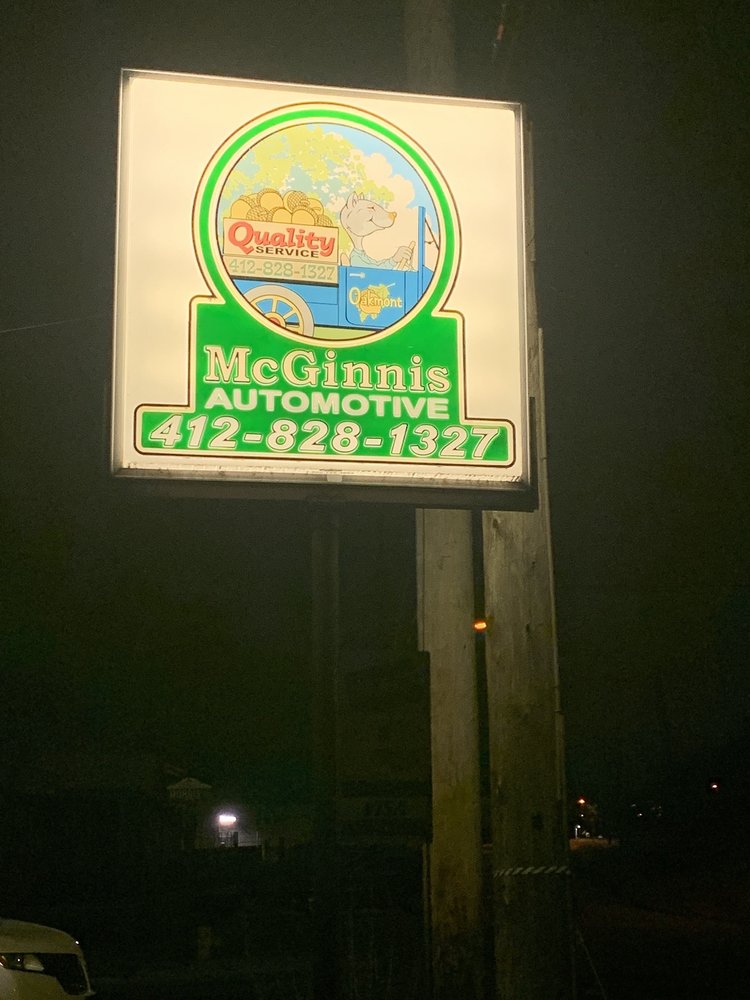 MCGINNIS AUTOMOTIVE Updated October 2024 1033 Allegheny Ave, Oakmont, Pennsylvania Auto