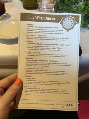 Menu photo 2 Carrabba's Italian Grill Myrtle Beach, SC Menu photo 2 Carrabba's Italian Grill Myrtle Beach, SC