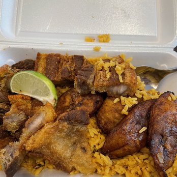 Rey Del Pollo - Fried pork and rice and beans - Spanish Near Me - Boston, Massachusetts Rey Del Pollo - Fried pork and rice and beans - Spanish Near Me - Boston, Massachusetts