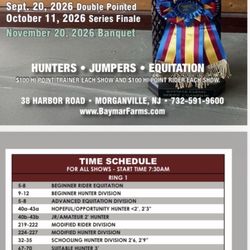 Baymar Farms - Upcoming onsite horseshows