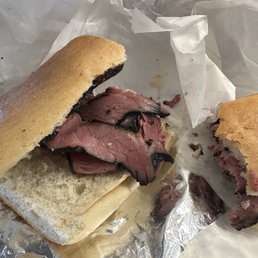 Pastrami on club Pastrami on club