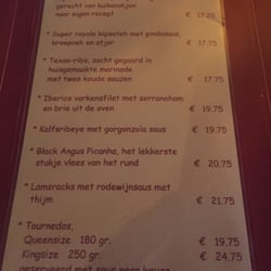 Eetcafe Juffrouw TOK TOK - De vleesgerechten