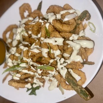 Wisteria - Fried Calamari / Gould's Squid - New American Near Me - Atlanta, Georgia