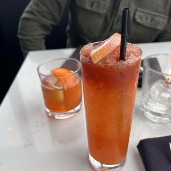 Grey Ghost - Old fashioned with Jefferson's Ocean Burbon Radical fight cocktail (tequila) - American Near Me - Detroit, Michigan Grey Ghost - Old fashioned with Jefferson's Ocean Burbon Radical fight cocktail (tequila) - American Near Me - Detroit, Michigan