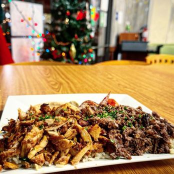 Jojo's Mediterranean Grill - Combination Chicken & Beef Shawarma Plate ($20) - It is delicious and filling! - Lebanese Near Me - Los Angeles, California Jojo's Mediterranean Grill - Combination Chicken & Beef Shawarma Plate ($20) - It is delicious and filling! - Lebanese Near Me - Los Angeles, California