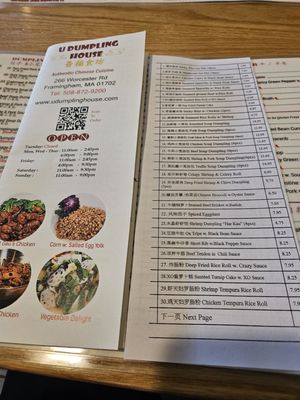 Menu photo 3 U Dumpling House Framingham, MA