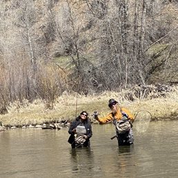Fishin and catching w Allan in the Colorado