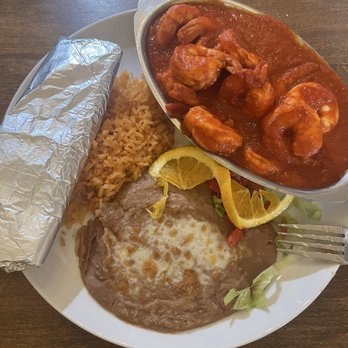 Landeros Mexican Grill + Cantina - Camarones a la diabla was way too spicy - Mexican Near Me - Temecula, California