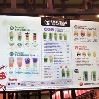 Amausaan Uji Matcha - Menu - Desserts Near Me - Daly City, California Amausaan Uji Matcha - Menu - Desserts Near Me - Daly City, California