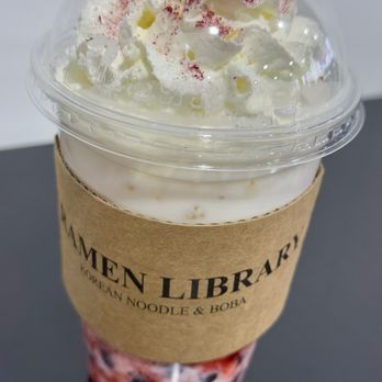Ramen Library - Strawberry Ade - Bubble Tea Near Me - Mount Prospect, Illinois Ramen Library - Strawberry Ade - Bubble Tea Near Me - Mount Prospect, Illinois