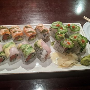 Okawa Steak House - a plate of sushi and chopsticks - Sushi Bars Near Me - Bend, Oregon
