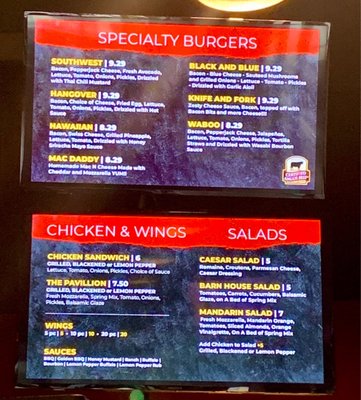 Menu photo 4 Burger Barn Grill Saint Johns, FL
