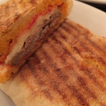 Il Bambino - Italian Meatloaf panini- onion jam, tomato pesto, Lawless' spicy mayo, provolone  DELICIOUS!! MUST TRY!!! - Italian Near Me - Astoria, New York