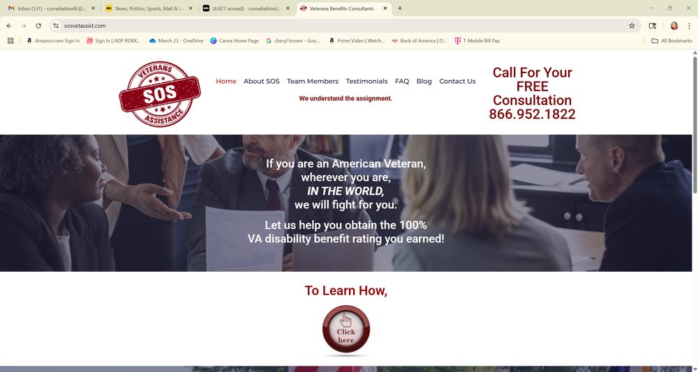 SOS Veterans Assistance - veterans service organization in Henderson, NV