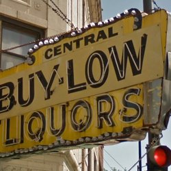 Buy Low Liquor Store - Neon sign on the corner.